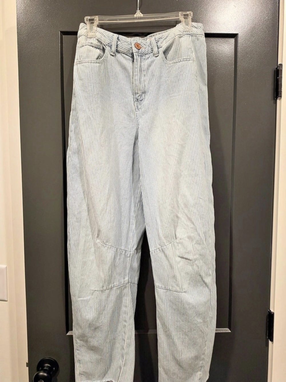 So Women's Striped Ankle Pants Waist 11/30W